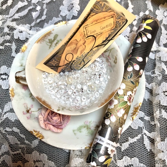 Antique Limoges of France Teacup Incense Holder - Picture 7 of 8